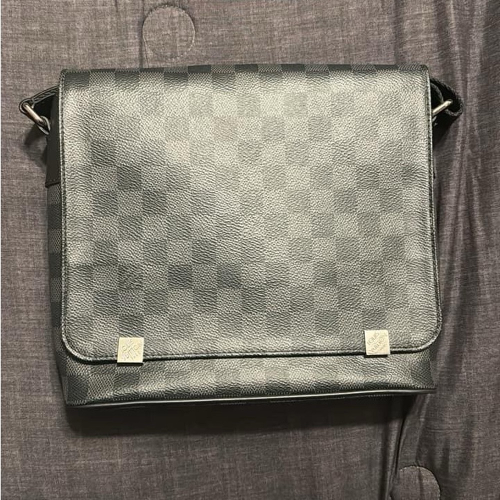 Graphite Damier Louis Vuitton PM Messenger Bag